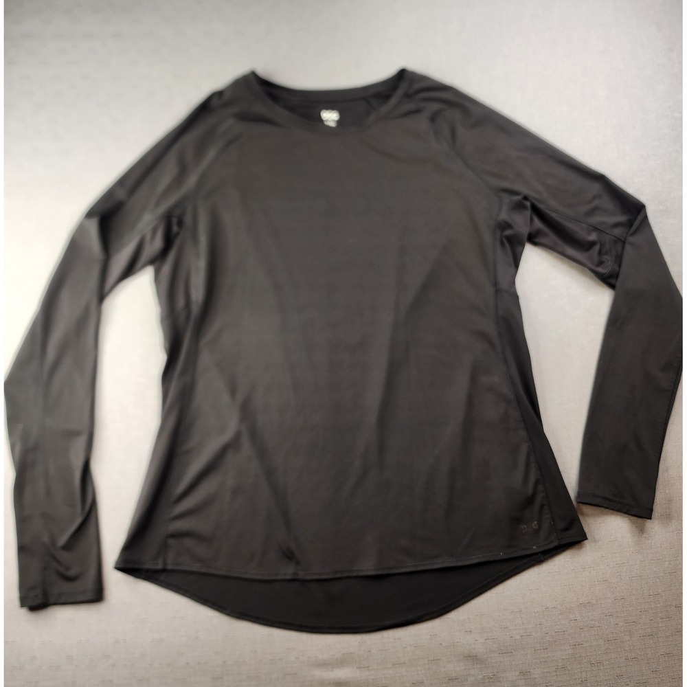 DSG Mens Black Compression Shirt Long Sleeve Thumbhole Athletic Top 2XL